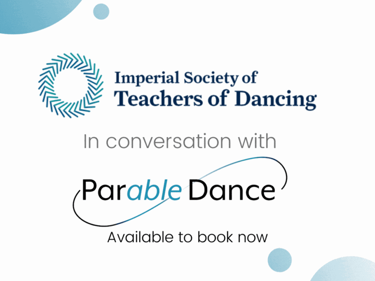 Imperial Society of Teachers of Dancing Webinar